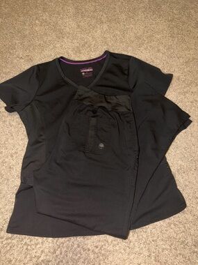Purple Label Yoga Healing Hands Scrub Set Large